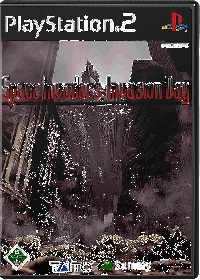 Space Invaders: Invasion Day PAL Playstation 2  box art